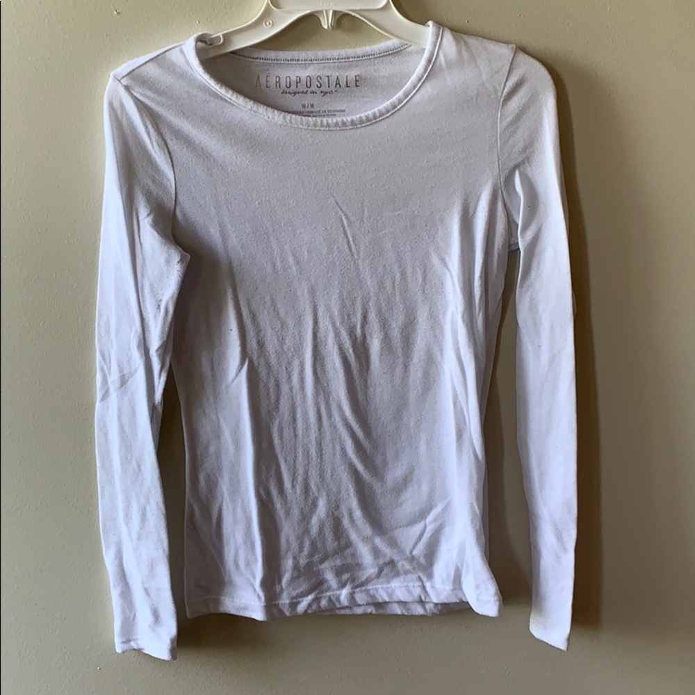 Plain white long sleeve  t shirt